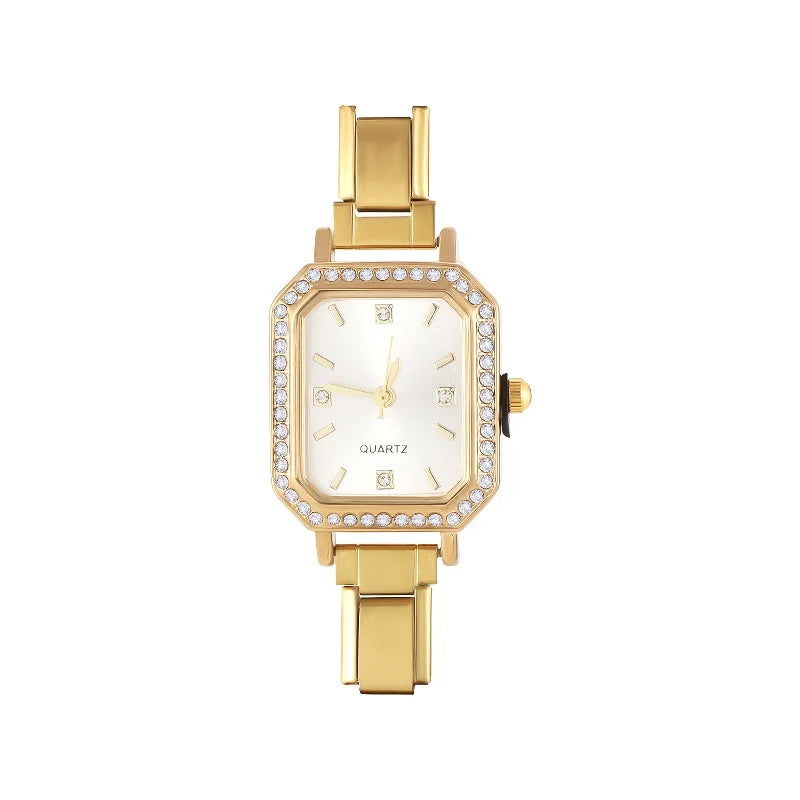 Fashion Women's Stainless Steel Oval Shiny Watch 9mm Fit Bracelet For Party Friend Wife Birthday DIY Jewelry Gifts