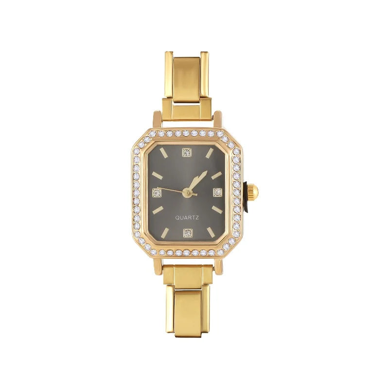 Fashion Women's Stainless Steel Oval Shiny Watch 9mm Fit Bracelet For Party Friend Wife Birthday DIY Jewelry Gifts