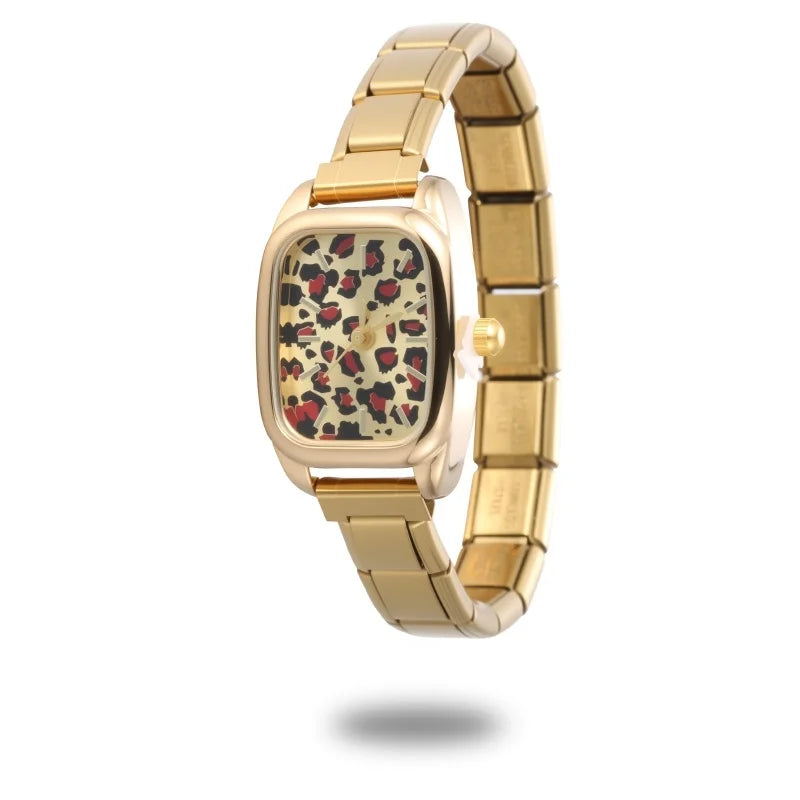 Fashion Women's Stainless Steel Oval Shiny Watch 9mm Fit Bracelet For Party Friend Wife Birthday DIY Jewelry Gifts