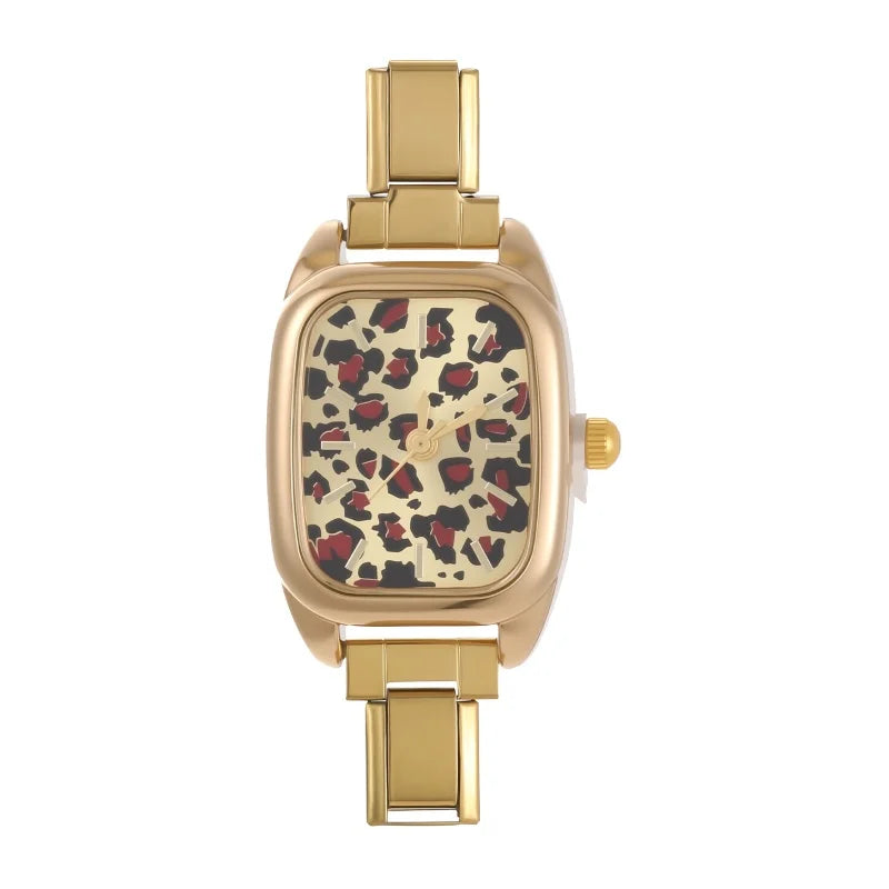 Fashion Women's Stainless Steel Oval Shiny Watch 9mm Fit Bracelet For Party Friend Wife Birthday DIY Jewelry Gifts